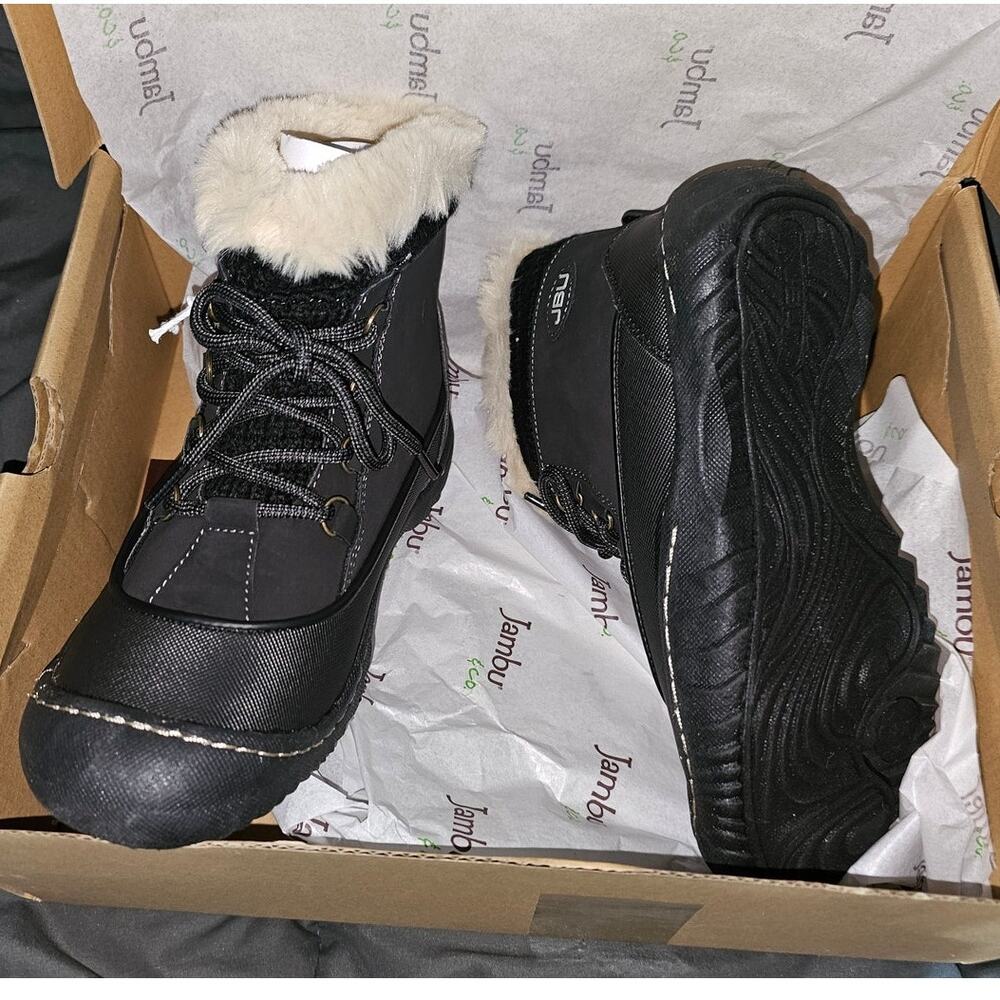 JBU by Jambu Women’s Jane Mid-Calf Ankle Boots Black - New & Waterproof - Picture 3 of 6